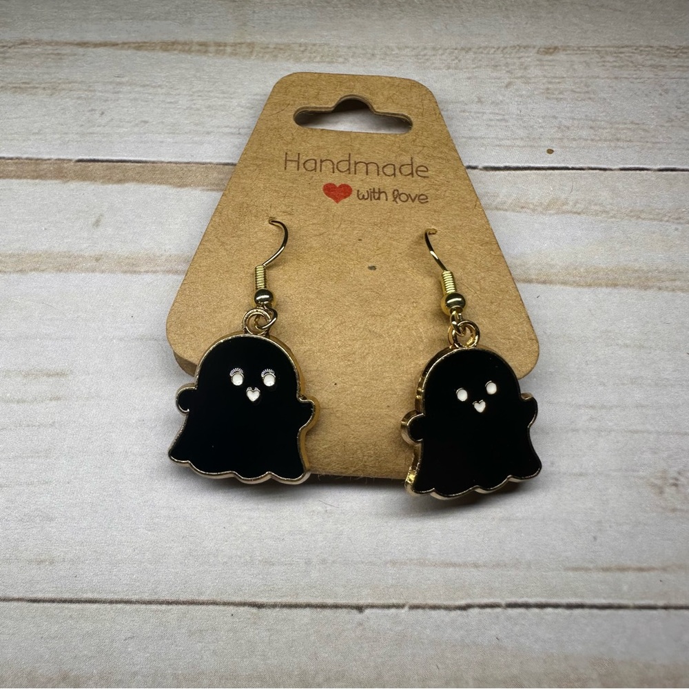Black Ghost Earrings